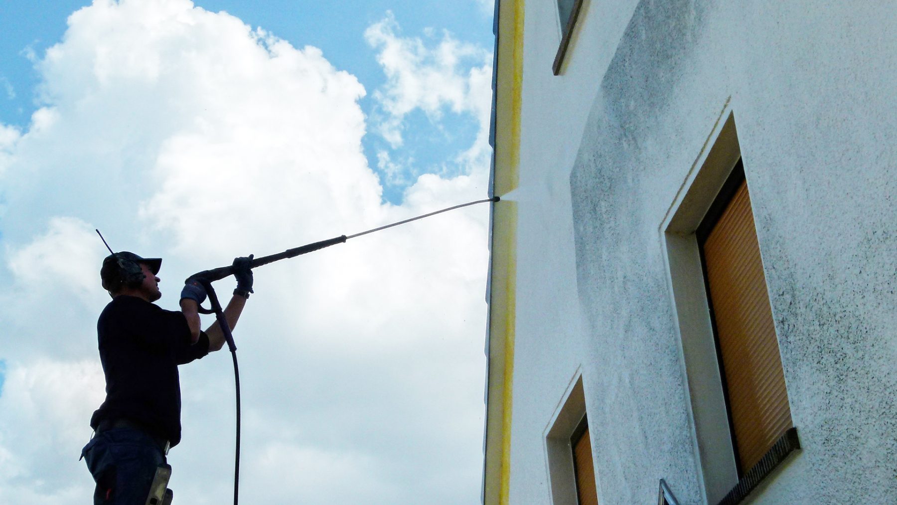 Fassadenreinigung Hintergrund